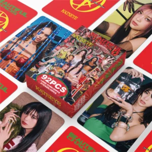 Lomo Card 92 Pçs Photocard Kpop KATSEYE Album Beautiful Chaos