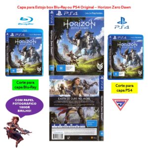 Horizon Zero Down Ps4 capa estojo
