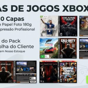 Pack de 10 impressões de capas mistas para xbox one