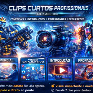 Criação de Vinhetas e Vídeos Curtos Profissionais