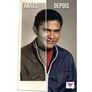 Foto restauração de parentes e amigos antigos impressão premium papel de qualidade a4 230gr