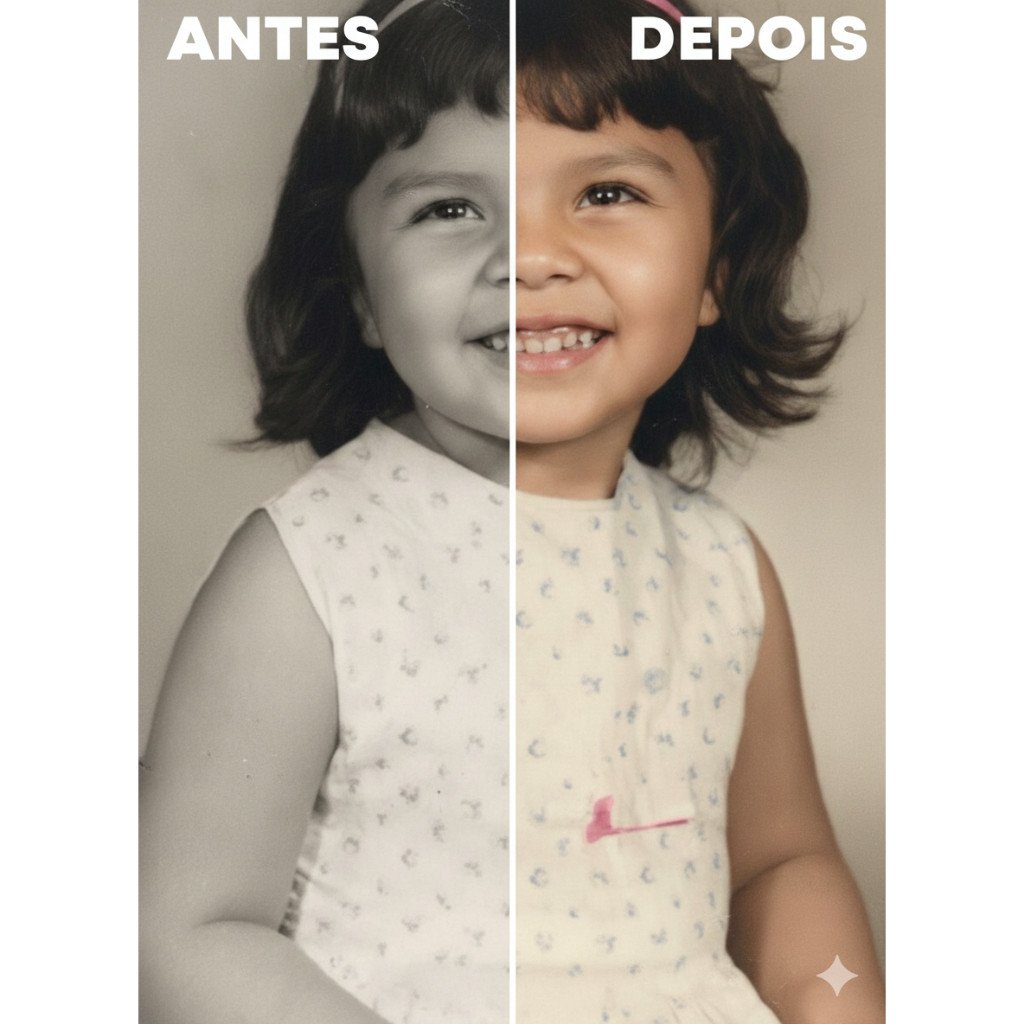Foto restauração de parentes e amigos antigos impressão premium papel de qualidade a4 230gr - Imagem 5