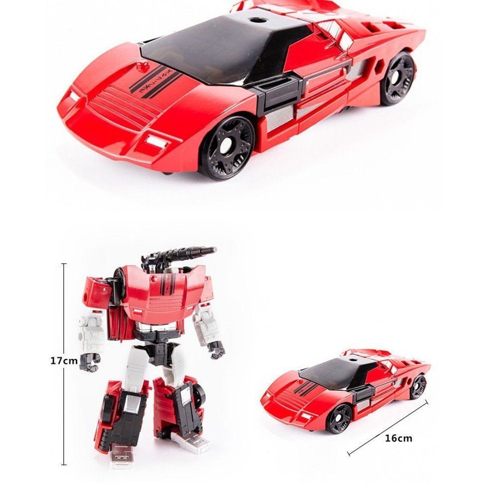 Figura De Ação Robô Sideswipe Robô Transformável Modelo Especial Furtivo G1 17 Cm - Imagem 4